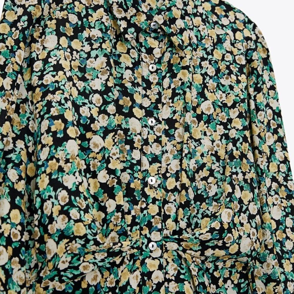✨HP✨ZARA PRINT DRESS✨ - Picture 4 of 4
